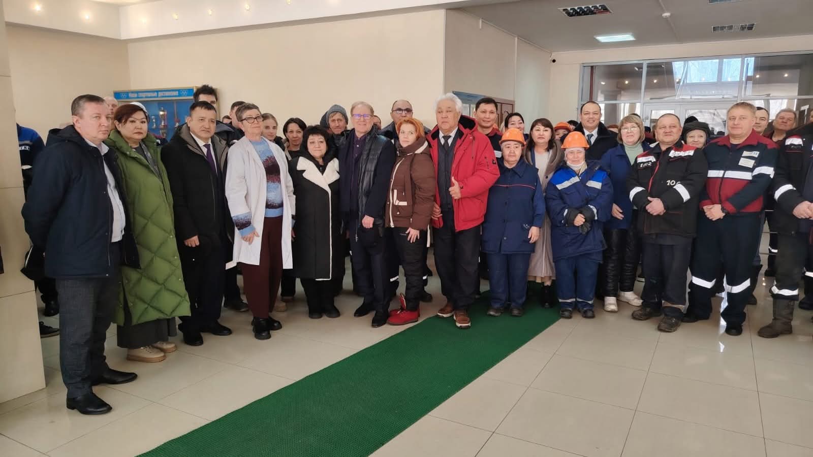 ТОО «Горно-химический комбинат» приняли участие во встрече с трудовым коллективом 